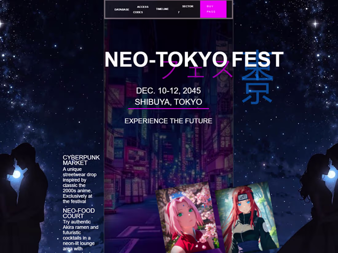 Cover image for Neo-Tokyo Fest — Immersive Cyberpunk