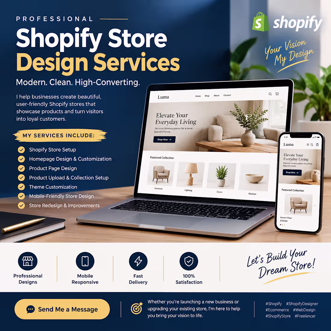 Cover image for shopify store setup