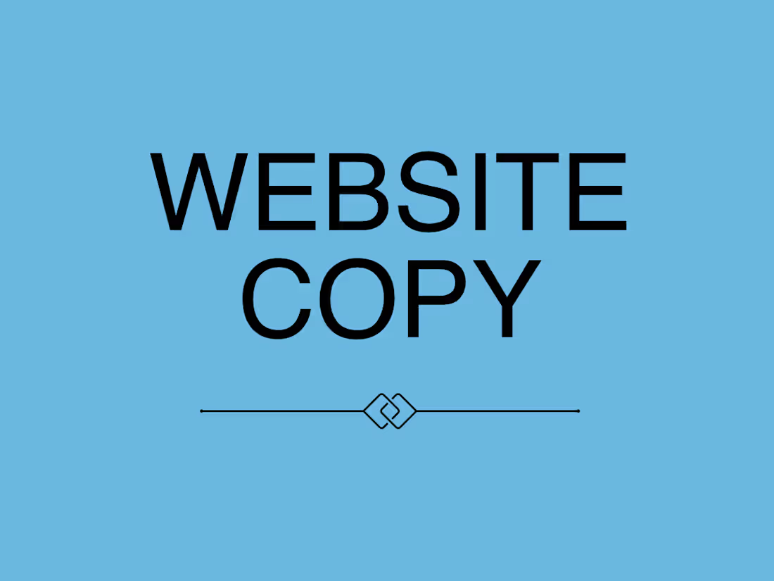 Cover image for Website copy — for a professional, authentic image