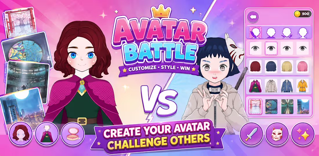 Cover image for Anime Dress Up Game