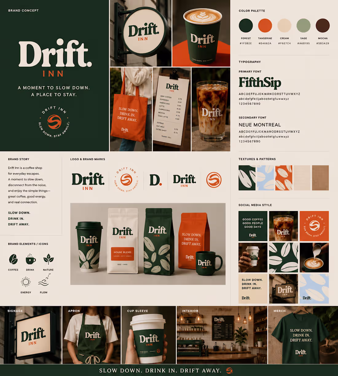 Cover image for Drift Inn — Brand Identity
