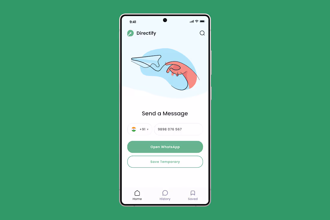 Cover image for Directify: Temporary Contact Utility App