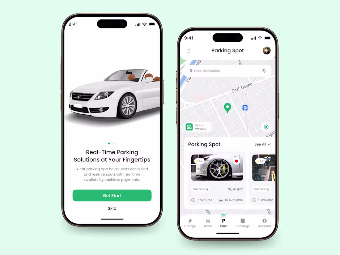 Cover image for Parking Space Finder Concept