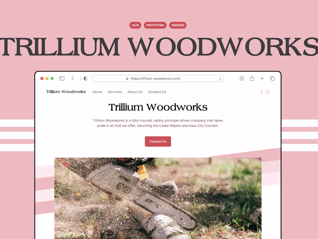 Cover image for Trillium Woodworks | Design & Development