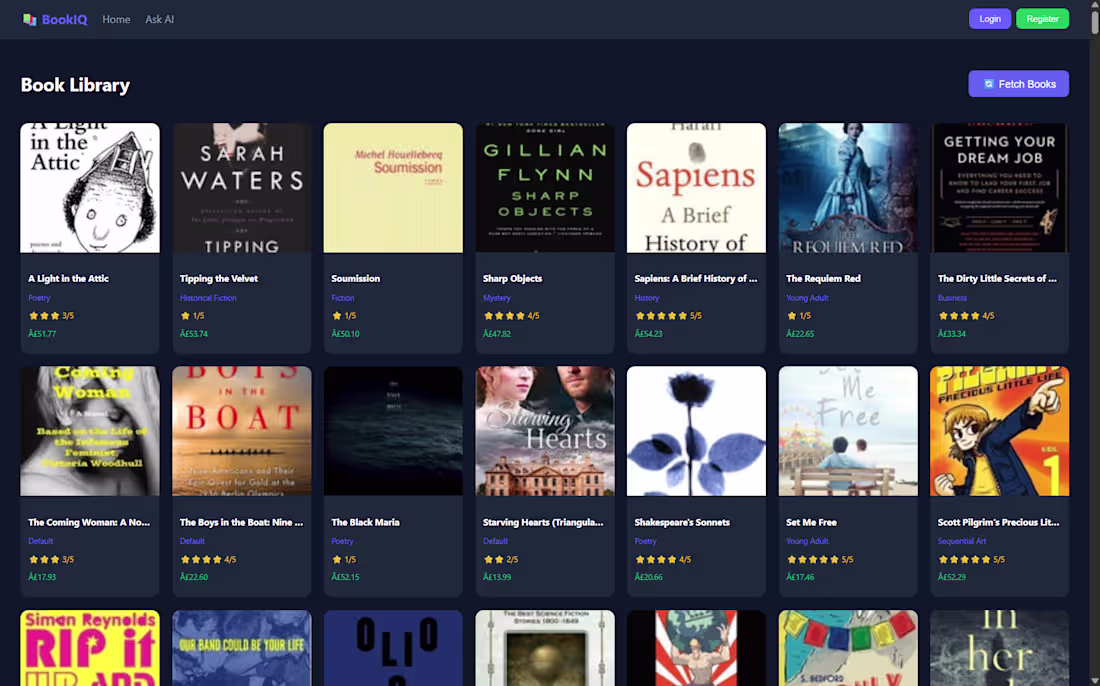 Cover image for Built BookIQ — a full-stack