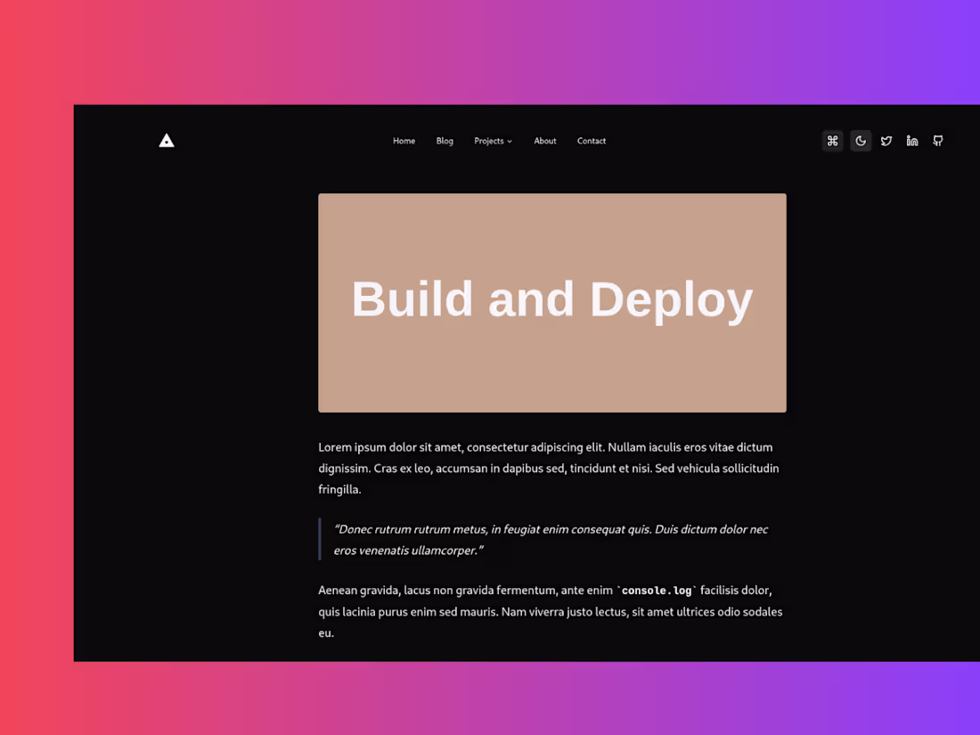 Cover image for Section Blog - Open Source Theme 