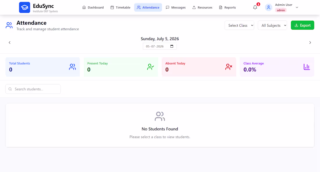 Cover image for EduSync is a full-stack Institute