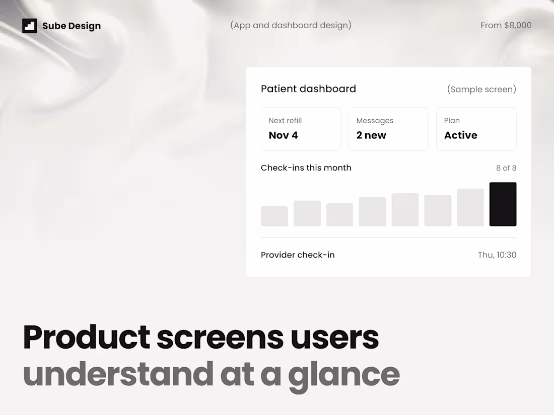 Cover image for App & Dashboard Design