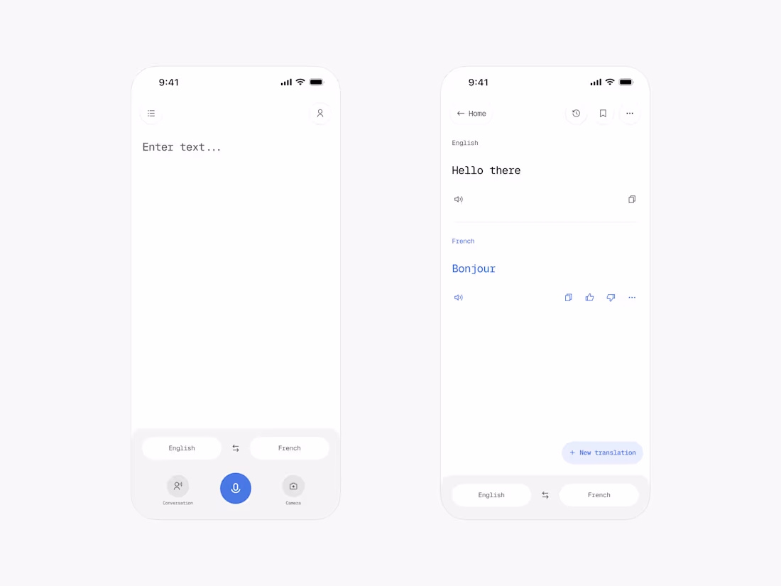 Cover image for Google Translate redesign concept