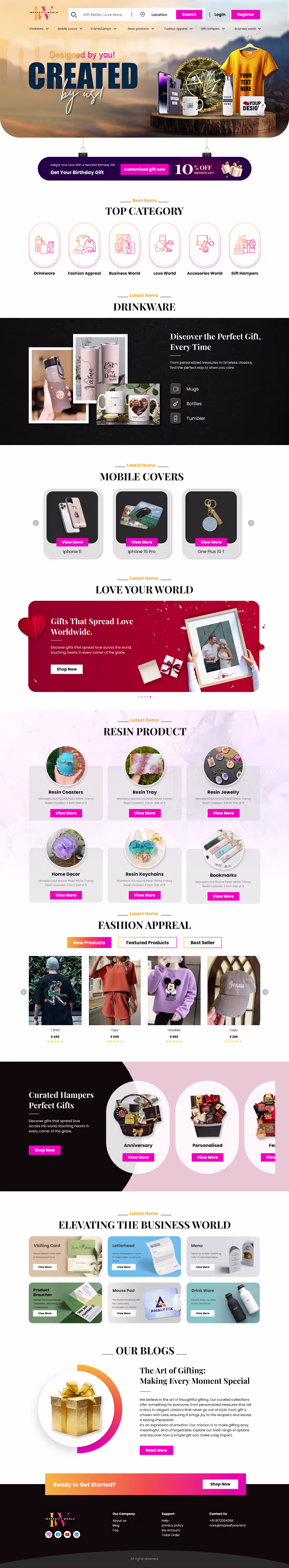 Cover image for Website design | UI designing