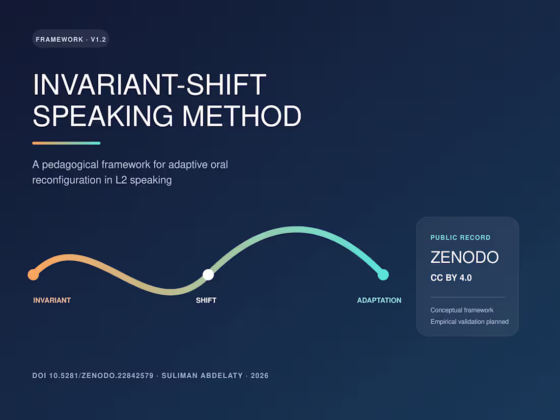 Cover image for Invariant-Shift Speaking Method (ISSM) —