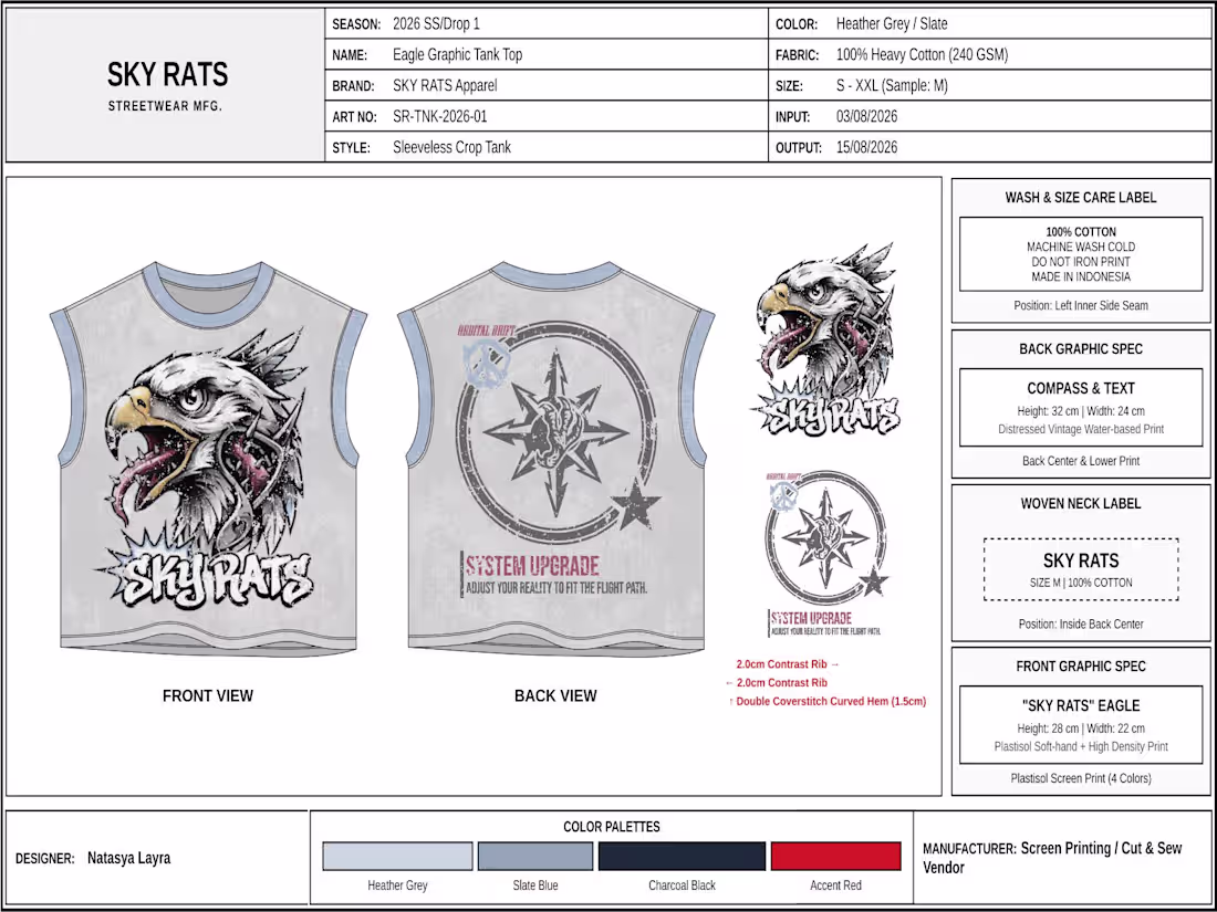 Cover image for Streetwear Apparel Tech Pack &
