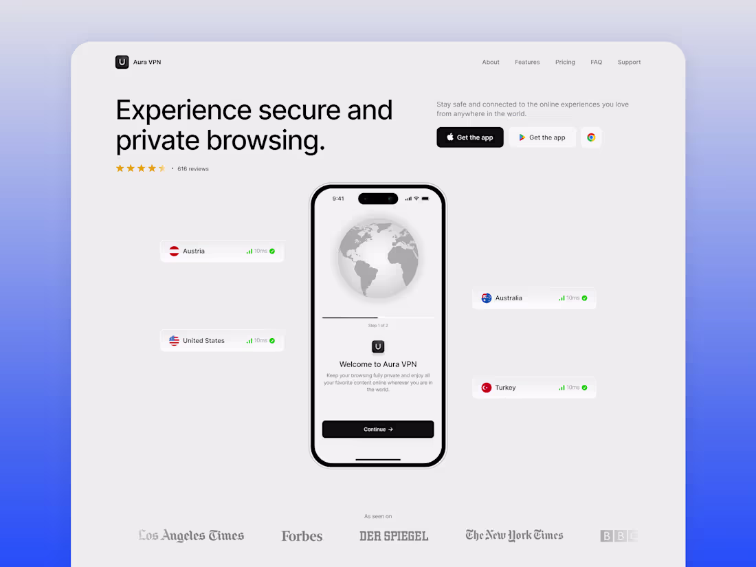 Cover image for Framer • Landing Page Design & Development