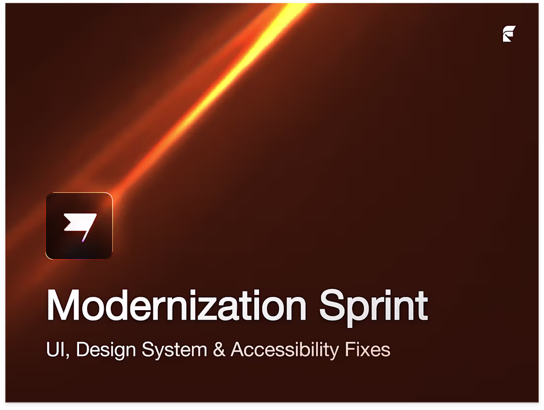 Cover image for Scale / Modernisation Sprint — Strengthen What’s Already Live