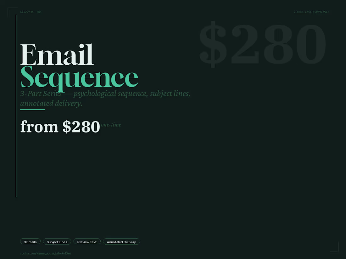 Cover image for  Email Sequence- 3-Part Welcome Flow