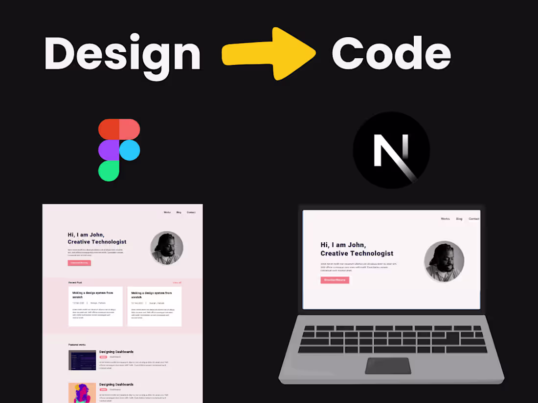 Cover image for Figma to React JS Code