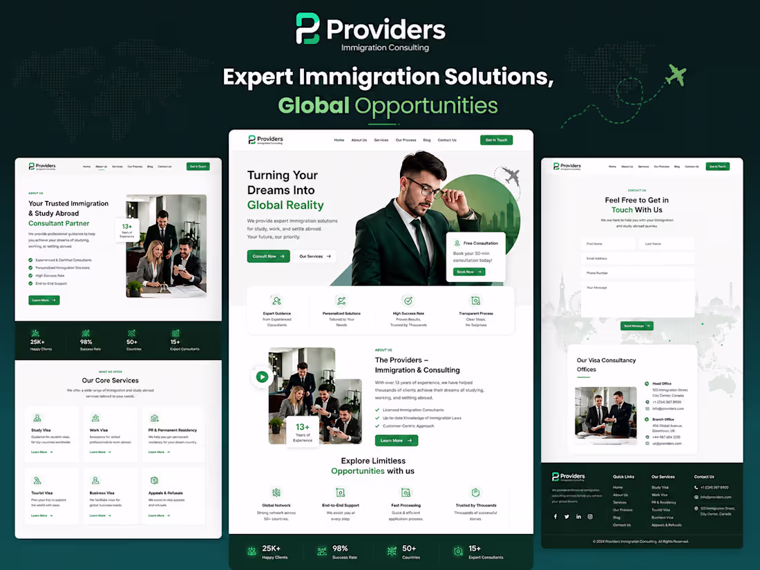 Cover image for Modern Landing Page Design🔥 