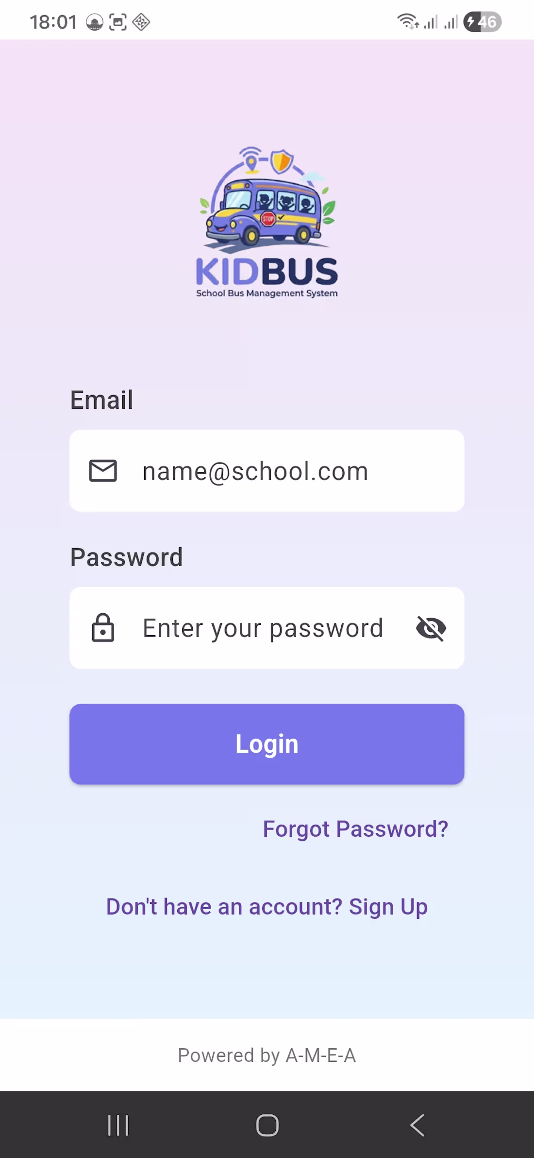 Cover image for A modern School Bus Management