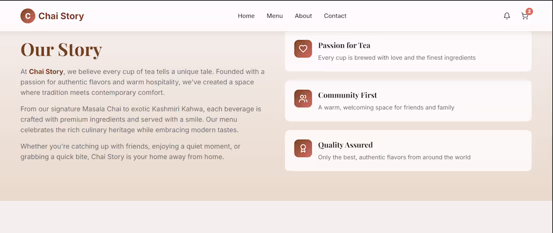 Cover image for Transforming a traditional chai experience