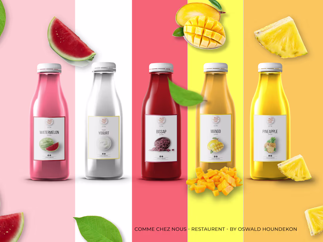Cover image for Fruit drink packaging