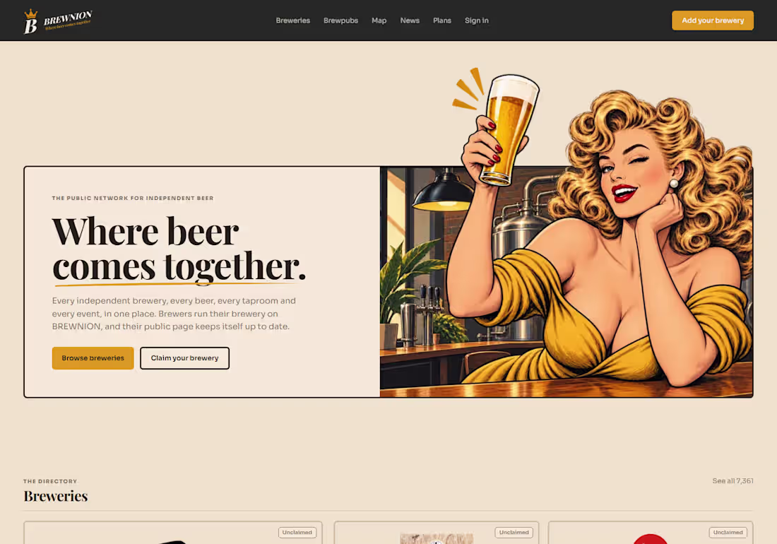 Cover image for Brewnion is the public network