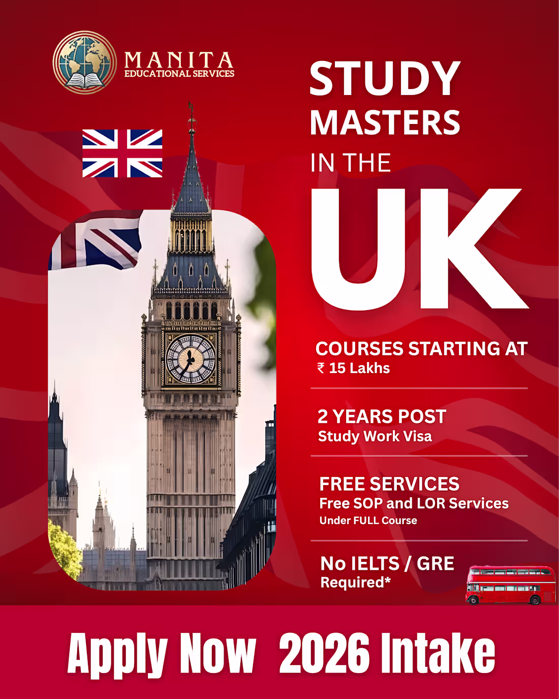 Cover image for Consultancy abroad education poster design