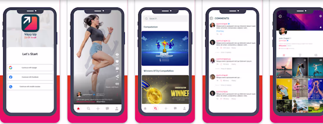 Cover image for React Native Video Social Mobile App Development