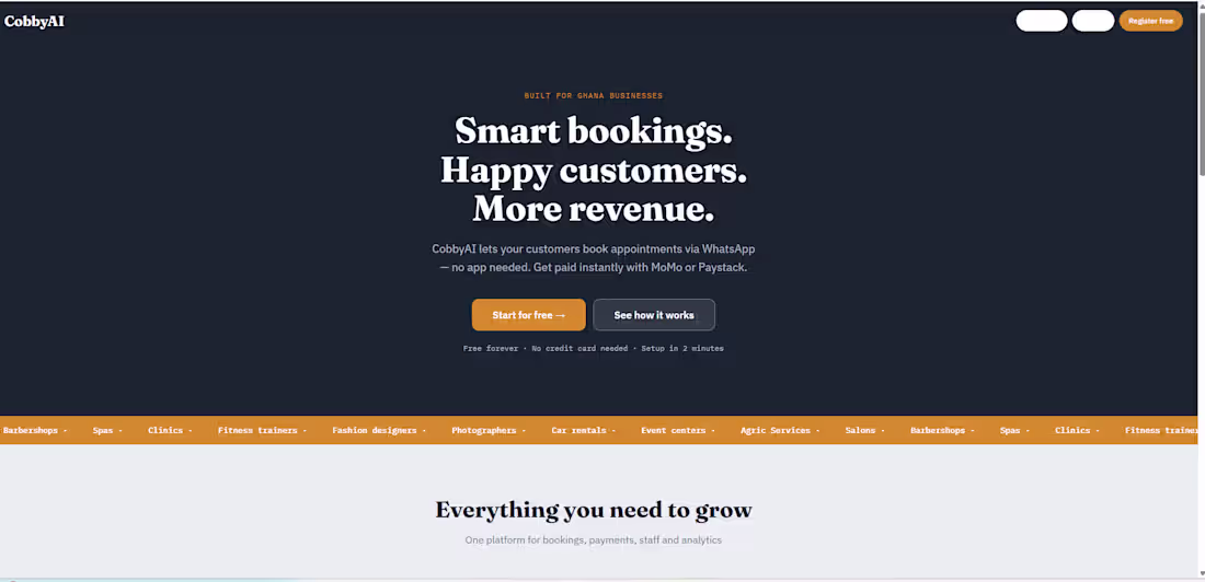 Cover image for AI Appointment Scheduling & Booking System