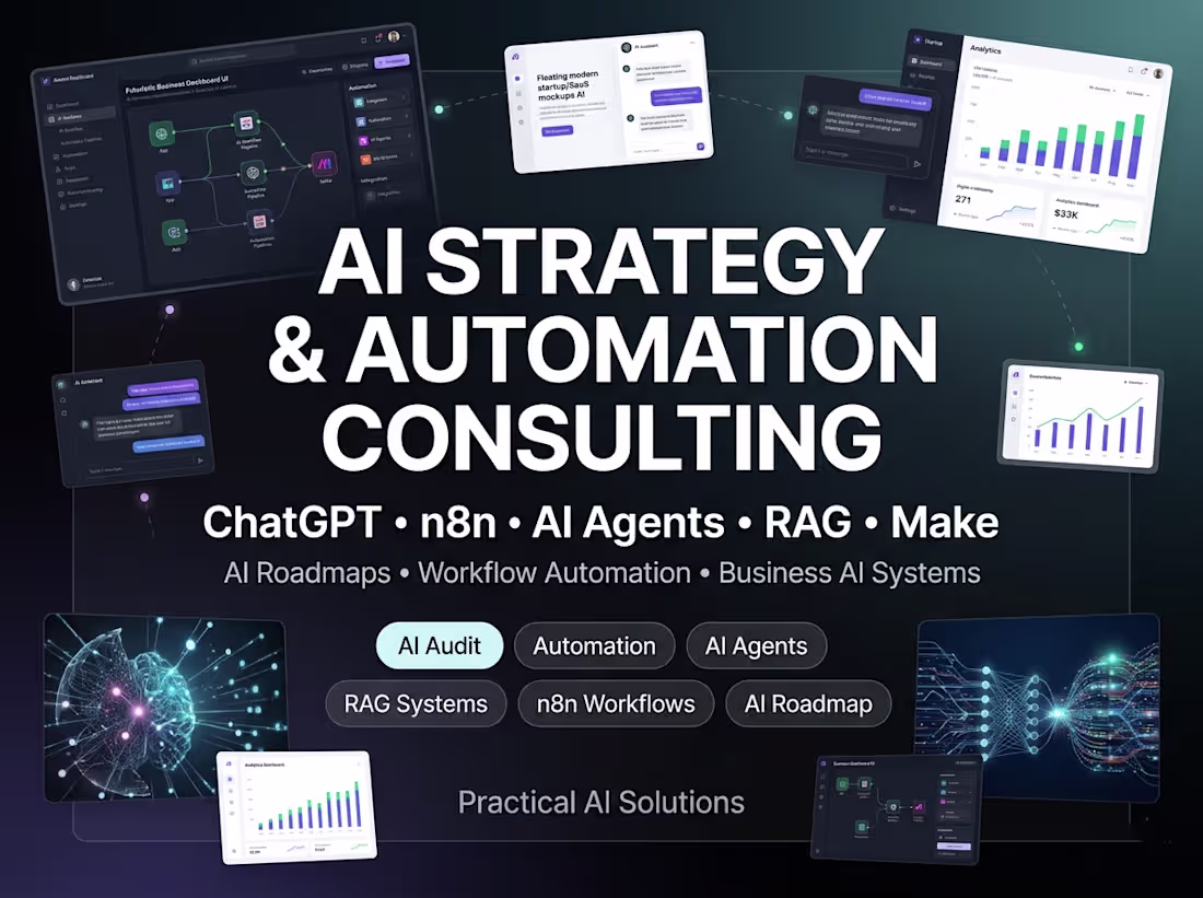 Cover image for AI Technology Consultant and Automation Roadmap