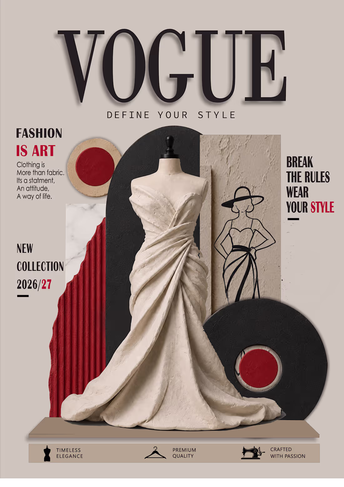 Cover image for Fashion Magazine Cover Design-Define Your Style