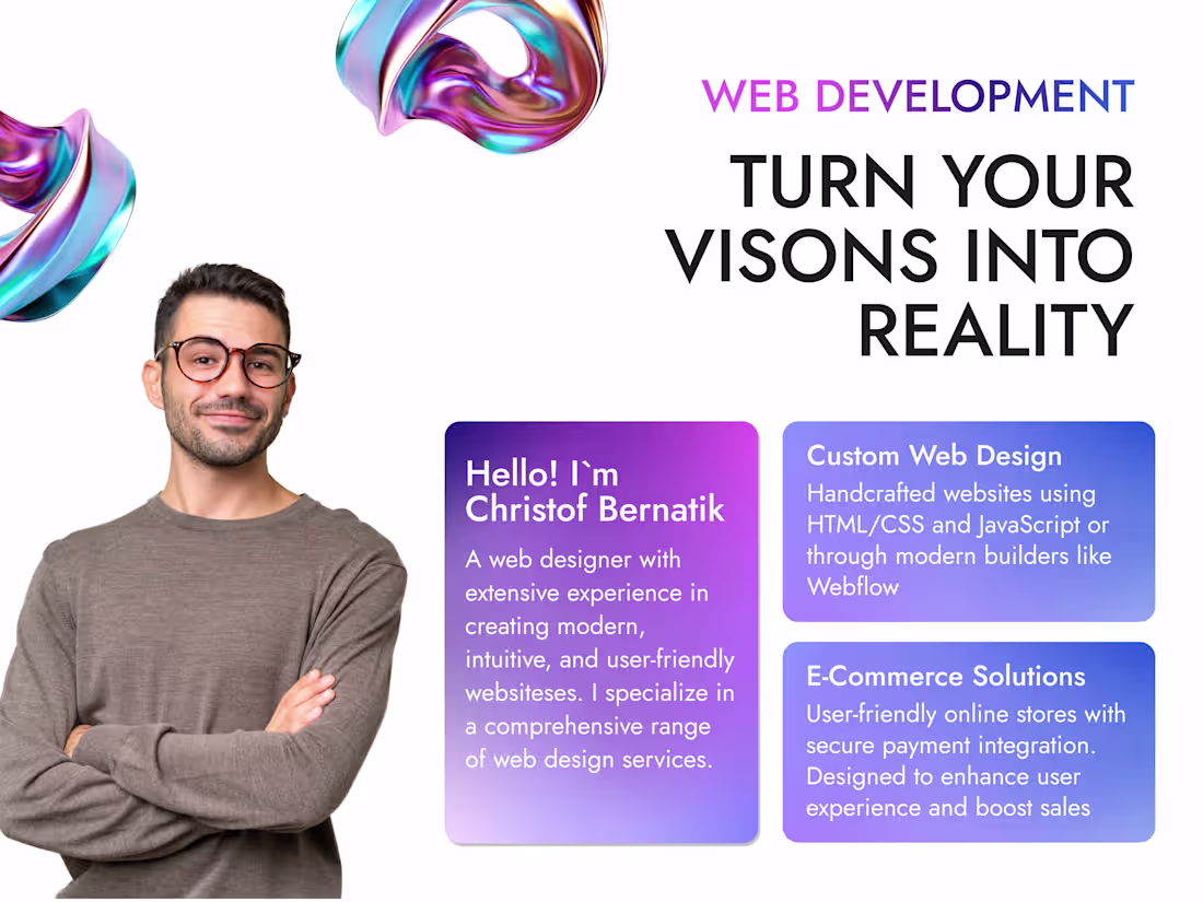 Cover image for Unique, Eye-Catching Website Tailored to Your Brand’s Vision 🚀✨