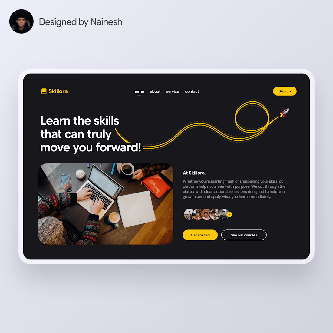 Cover image for Online Learning Platform UI