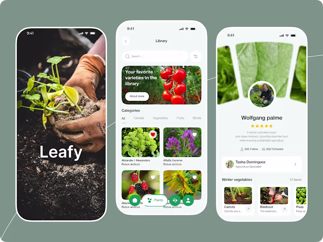 Cover image for Garden Planning App UI concept 