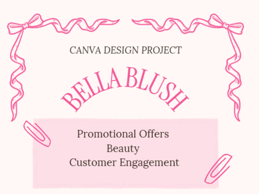 Cover image for Bella Blush — Salon Promotional