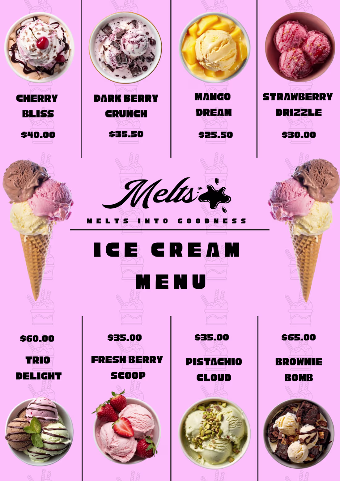 Cover image for A playful, modern menu design
