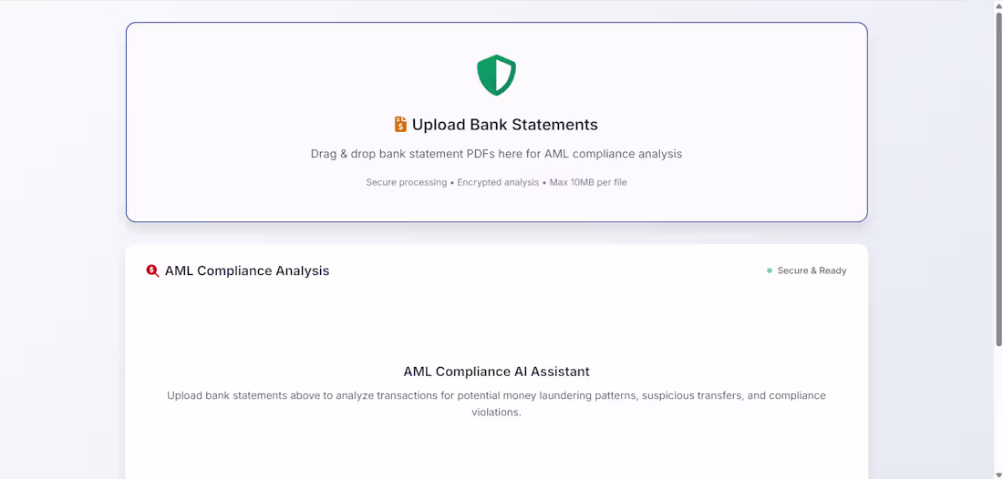 Cover image for AML Compliance Ai Assistant