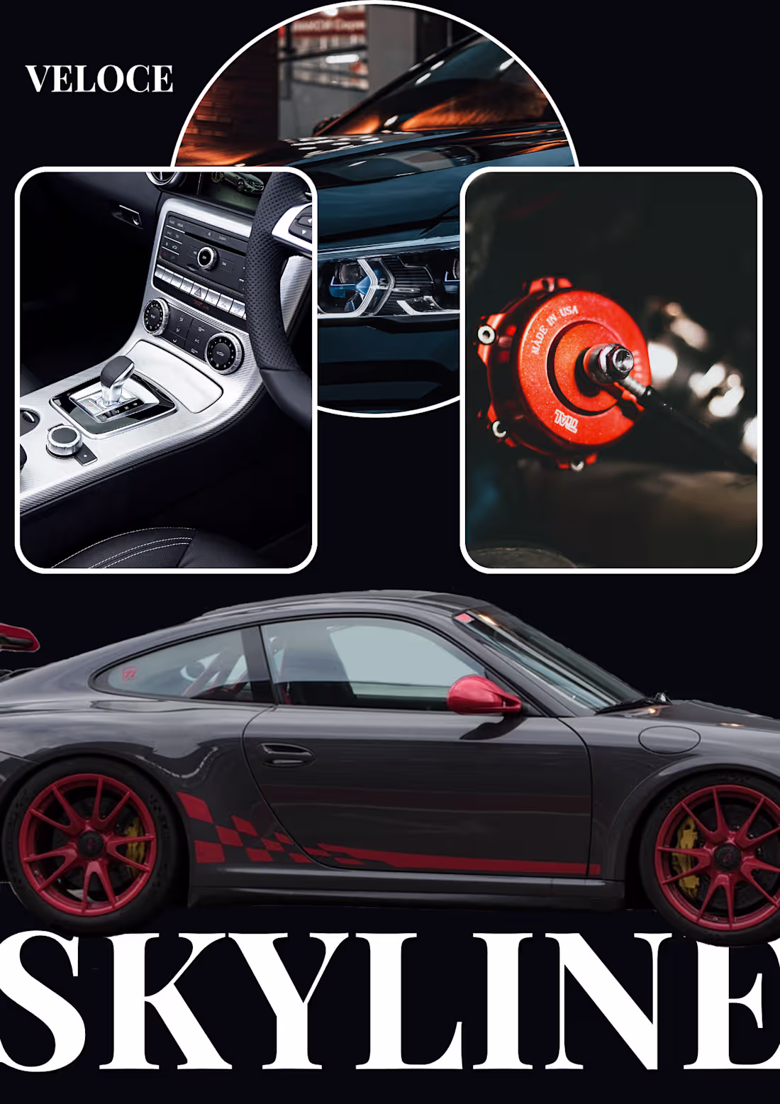 Cover image for Designed this car promotional flyer