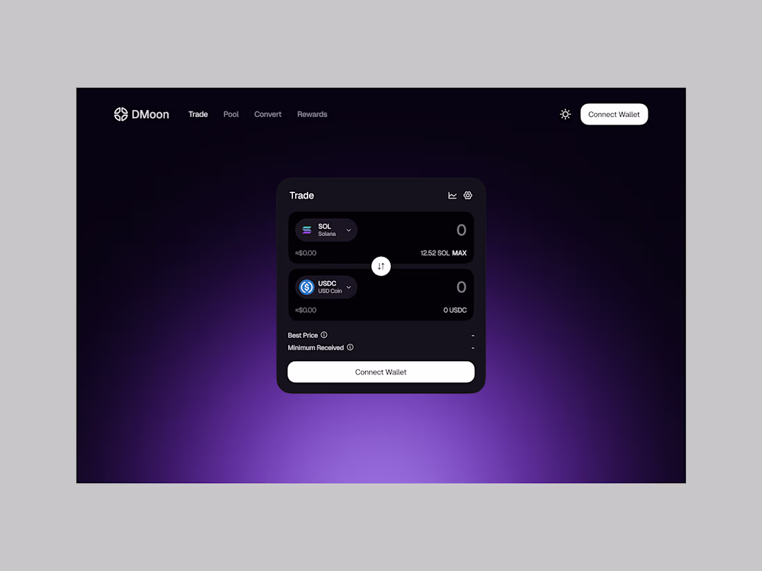 Cover image for Crypto Swap Platform UI/UX Design
