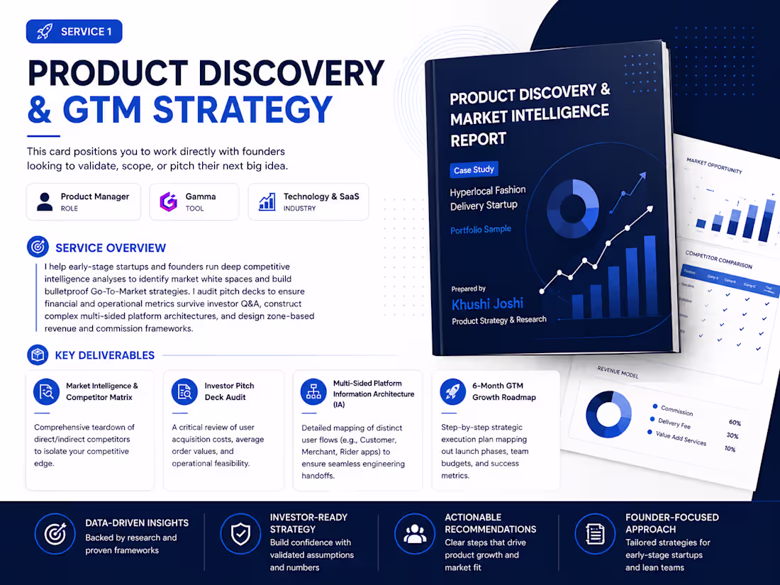 Cover image for Product Discovery & Go-To-Market (GTM) Strategy