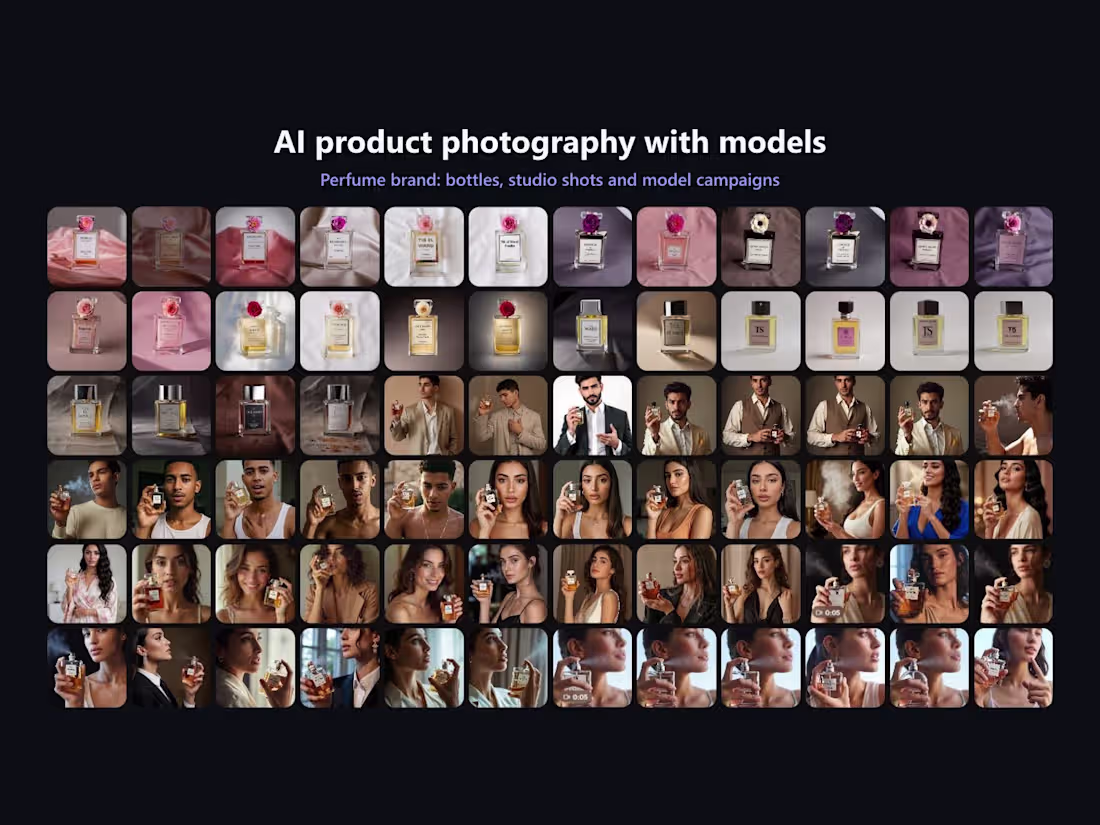 Cover image for AI product photography and model