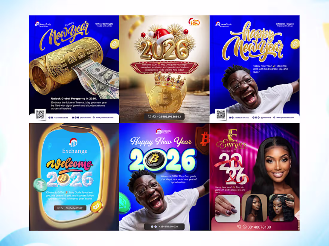 Cover image for TUG Social Media Campaign: Crypto Exchange New Year 2026 I d...
