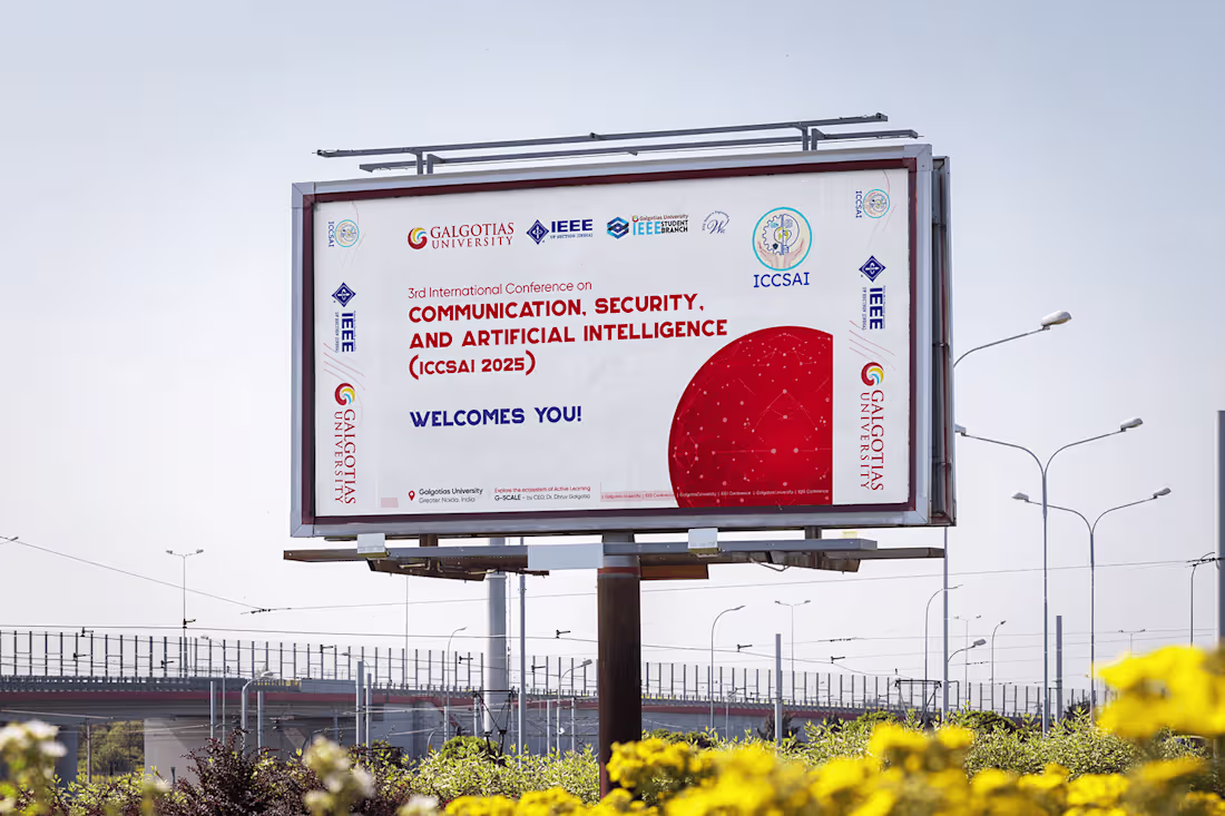 Cover image for ICCSAI 2025 - International Conference Branding