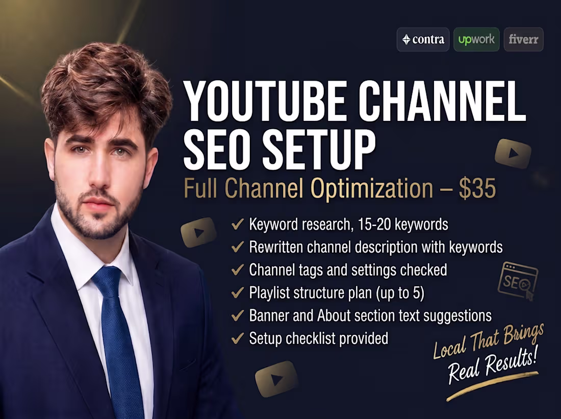 Cover image for YouTube Channel SEO Setup That Gets Your Channel Found