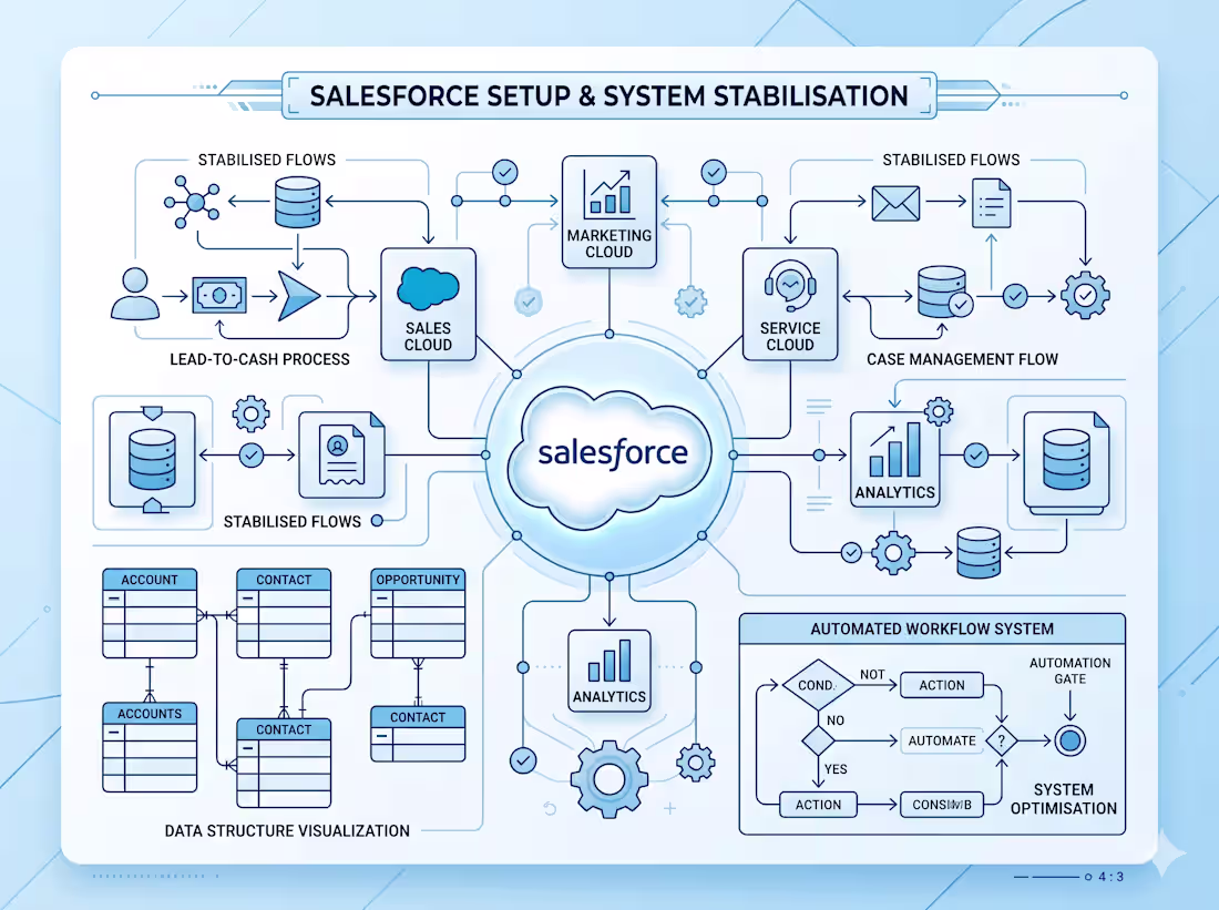 Cover image for Stabilize and Optimize Your Salesforce CRM