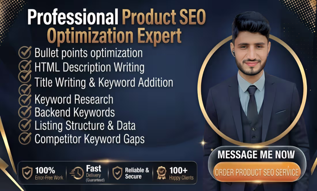 Cover image for I will skyrocket sales with amazon listing optimization and SEO