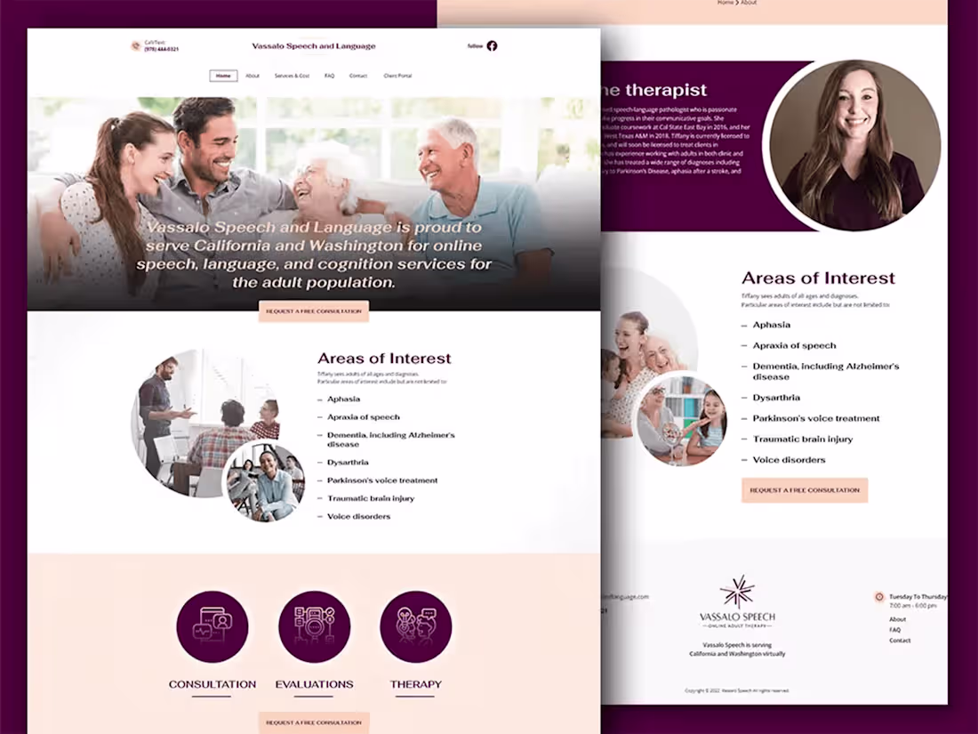 Cover image for 
Online adult speech therapy