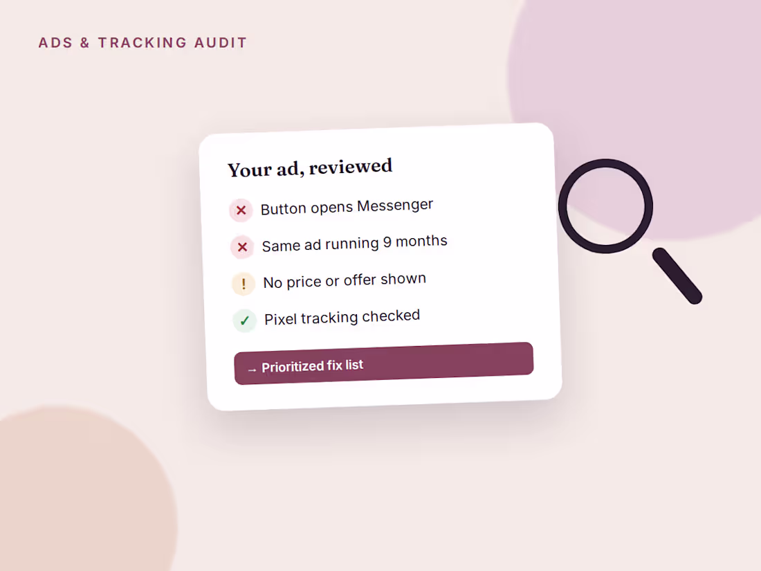 Cover image for Meta Ads & Tracking Audit