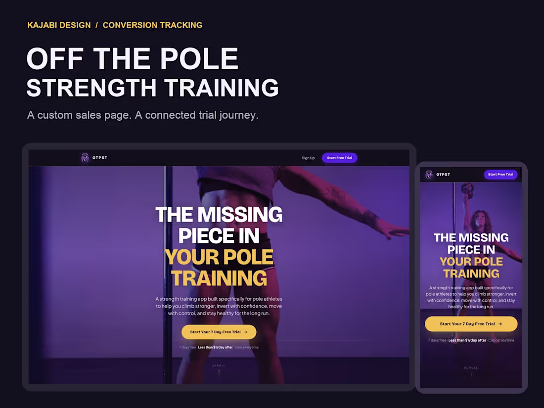 Cover image for Kajabi Landing Page Design & Meta Pixel Setup