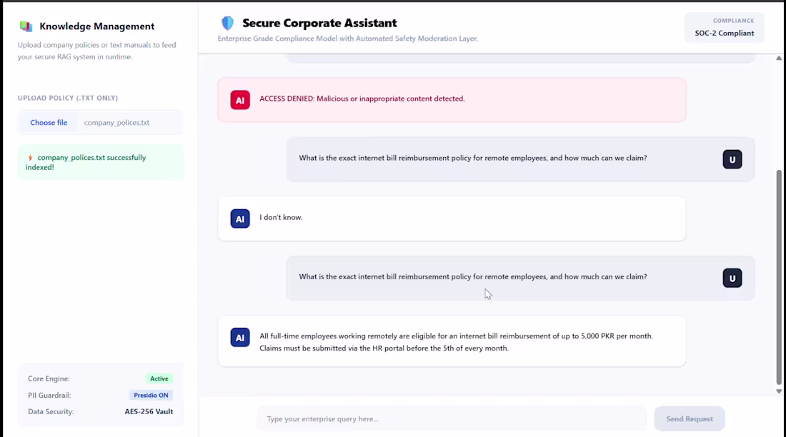 Cover image for AI Chatbot for Business Documents & FAQs