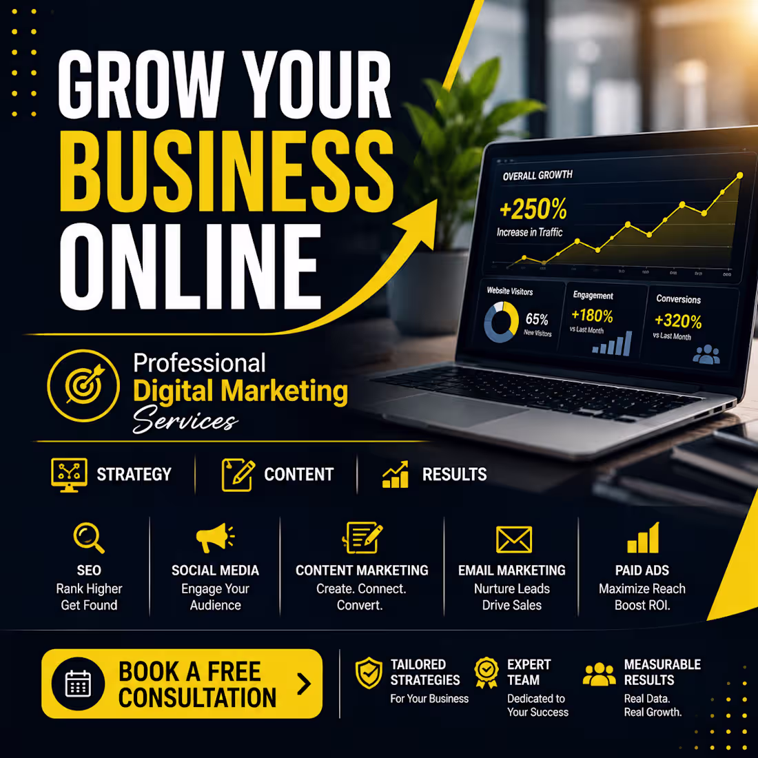 Cover image for Branding poster with bold title